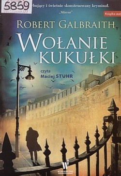 Skan okładki: Wołanie kukułki