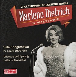 Skan okładki: Marlene Dietrich w Warszawie : Sala Kongresowa 27 lutego 1966