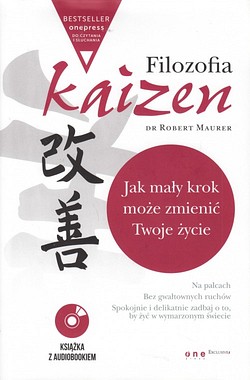 Skan okładki: Filozofia kaizen : jak mały krok może zmienić Twoje życie