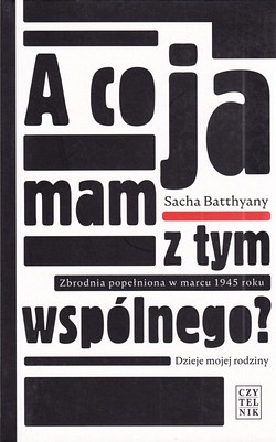 Skan okładki: A co ja mam z tym wspólnego?