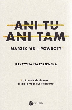 Skan okładki: Ani tu, ani tam