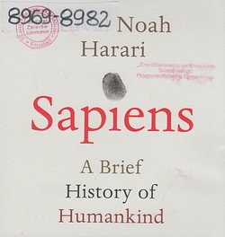 Skan okładki: Sapiens : a brief history of humankind