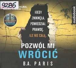 Skan okładki: Pozwól mi wrócić