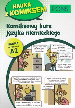 Skan okładki: Komiksowy kurs języka niemieckiego