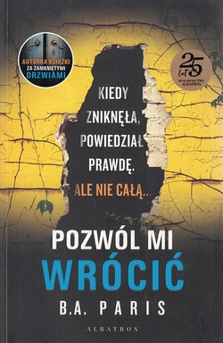 Skan okładki: Pozwól mi wrócić