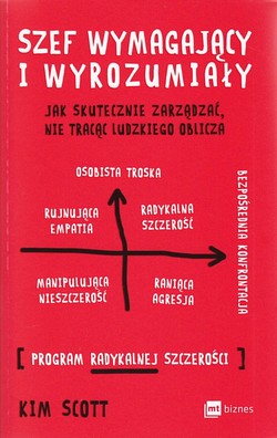 Skan okładki: Szef wymagający i wyrozumiały : jak skutecznie zarządzać, nie tracąc ludzkiego oblicza