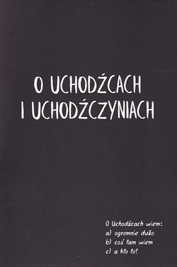 Skan okładki: O Uchodźcach i Uchodźczyniach