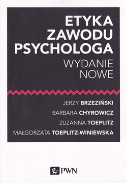 Skan okładki: Etyka zawodu psychologa