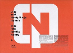 Skan okładki: CPN.Znak identyfikacja historia.CPN logo identity history