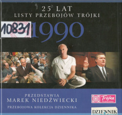 Skan okładki: 25 lat listy przebojów Trójki 1990