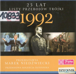 Skan okładki: 25 lat listy przebojów Trójki 1992