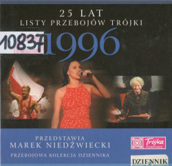 Skan okładki: 25 lat listy przebojów Trójki 1996