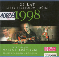 Skan okładki: 25 lat listy przebojów Trójki 1998