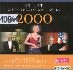 Skan okładki: 25 lat listy przebojów Trójki 2000