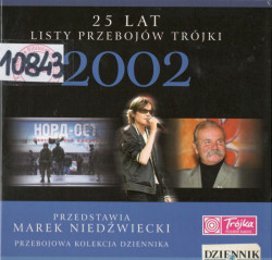 Skan okładki: 25 lat listy przebojów Trójki 2002