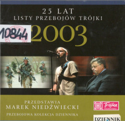 Skan okładki: 25 lat listy przebojów Trójki 2003