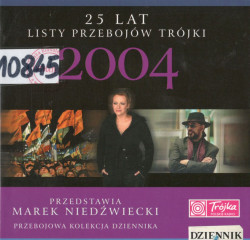 Skan okładki: 25 lat listy przebojów Trójki 2004