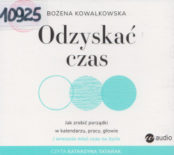 Skan okładki: Odzyskać czas