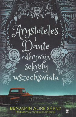 Skan okładki: Arystoteles i Dante odkrywają sekrety wszechświata