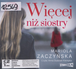 Skan okładki: Wiecej niż siostry