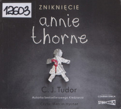 Skan okładki: Zniknięcie Annie Thorne