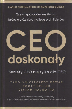 Skan okładki: CEO doskonały : sekrety CEO nie tylko dla CEO : sześć sposobów myślenia, które wyróżniają najlepszych liderów