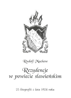 Skan okładki: Rezydencje w powiecie sławieńskim : 25 litografii z lata 1924 roku