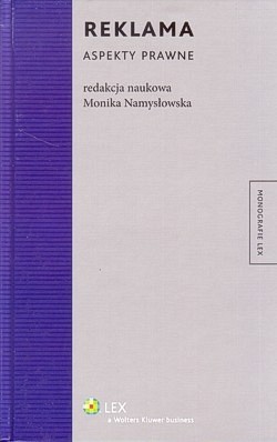 Skan okładki: Reklama : aspekty prawne