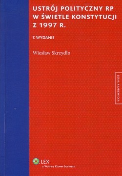 Skan okładki: Ustrój polityczny RP w świetle Konstytucji z 1997 r.