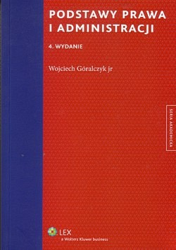 Skan okładki: Podstawy prawa i administracji