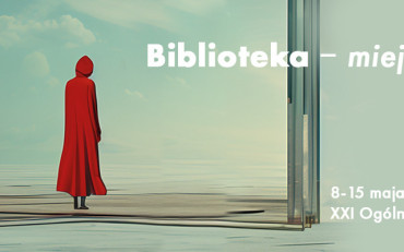 Plakat promujący XXI Tydzień Bibliotek