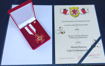 Dyplom i odznaka Gryfa Zachodniopomorskiego